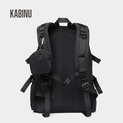 Kabinu casual backpack new student school bag men's outdoor travel USB charging computer bag business commuting 