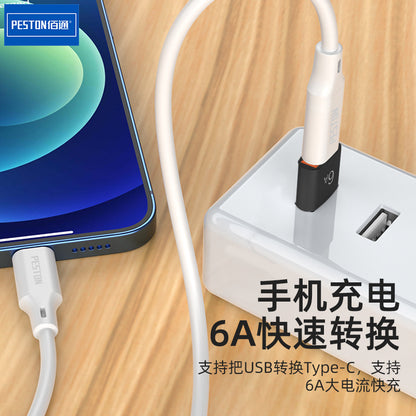 type-c မှ usb3.0 အမျိုးသမီးအားသွင်းကိရိယာမှ အမျိုးသားအားသွင်းကိရိယာ PD ဒေတာကေဘယ်လ် အဒက်တာ USB-C အပေါက် အသံပြောင်းစက်