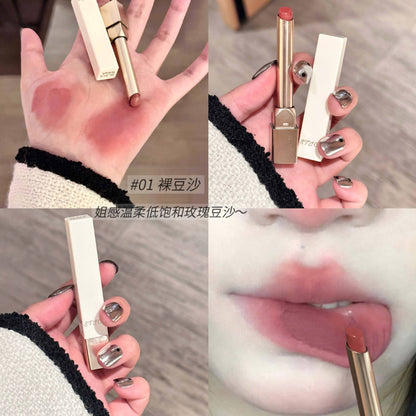 BLACK NANA Milk Velvet Mist Small Tube Lipstick Velvet Matte Whitening Lip Glaze Vitality Versatile Cross-Border Wholesale 