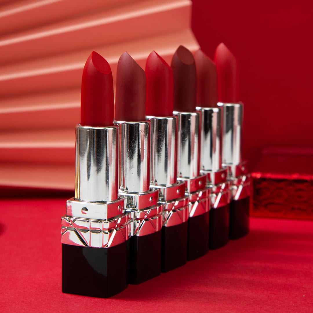 Source manufacturer six-pack color hard box lipstick set gift box matte velvet lipstick wholesale 