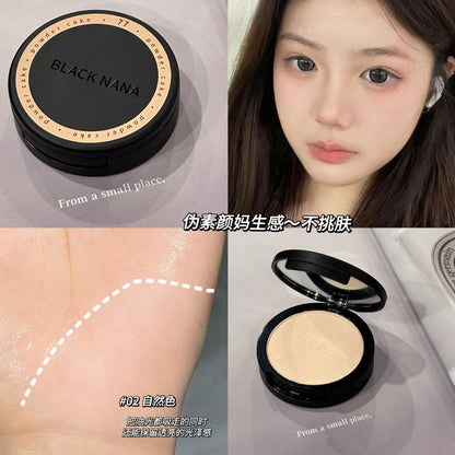 BLACK NANA light mist soft focus powder yellow skin pseudo plain white loose powder female all-match cross-border wholesale 