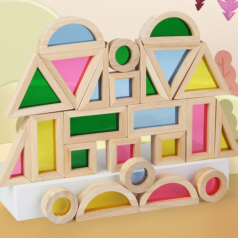 Creative rainbow blocks on sale