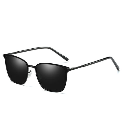 Men's Sunglasses New Arrival Square Frame Polarized Sunglasses P0864 Metal Driver Night Vision Sunglasses 