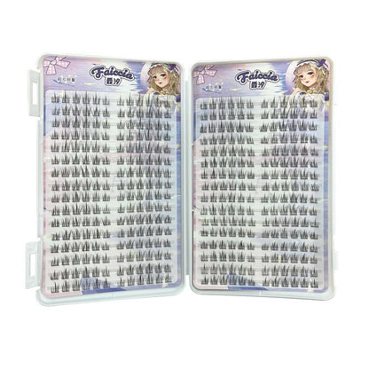 Feixi Lazy Sun Flower Eyelashes စာအုပ် False Eyelashes Single Cluster Natural Eyelashes Feather Fan Fairy Capillary Stem Simulation 