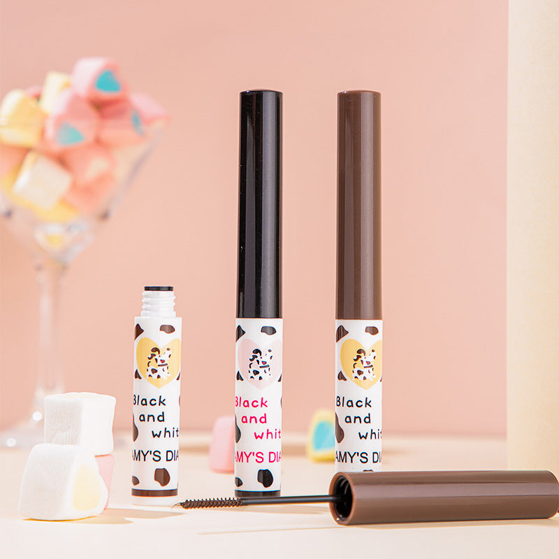 SUAKE polka-dot mascara Dalmatian thick curls slender head mascara is not easy to smudge cross-border makeup 