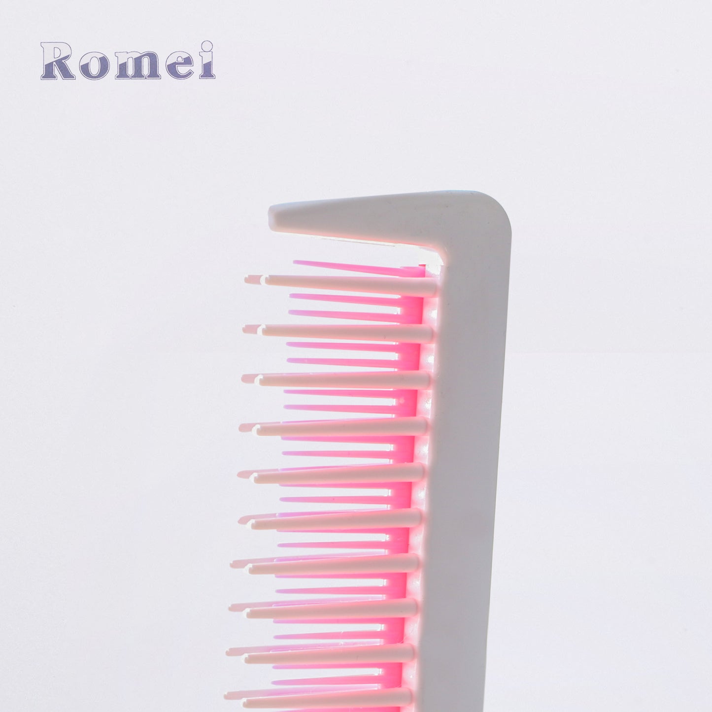 Plastic hairdressing comb hairdressing comb plate hairdressing comb hairdressing tool pointed tail comb double layer two-color hairdressing comb 