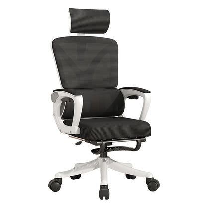 Ergonomic Chair ကွန်ပြူတာ ကွန်ပြူတာ ထိုင်ခုံ အိမ်သုံး ရုံးသုံး ကုလားထိုင် လှည့်၍ သက်တောင့်သက်သာ လှဲလျောင်းနေသော ဆုံလည်ထိုင်ခုံ 