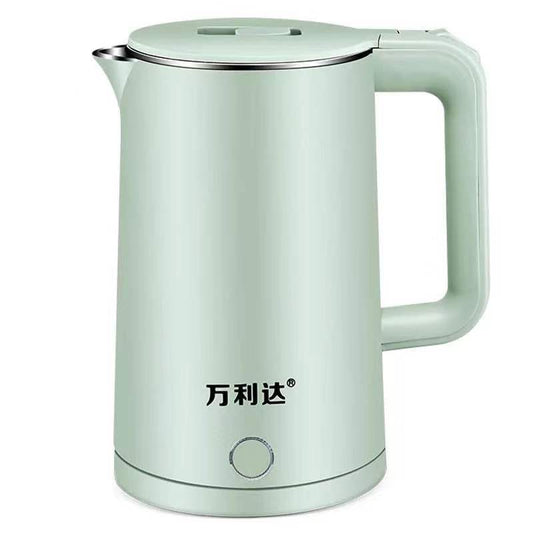 Gift manufacturer wholesale Wanlida electric kettle household double-layer food grade stainless steel small appliance kettle 