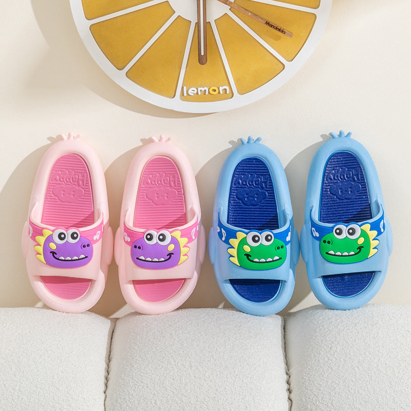 2023 Children's Dinosaur Slippers Boys Summer Home Indoor and Outdoor Wear Non-slip Children's Slippers Girls Wholesale 