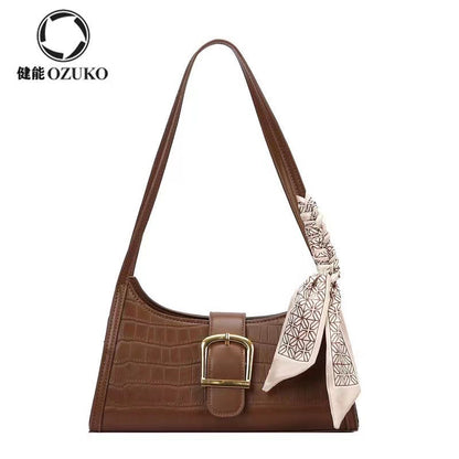 Jianneng high-end niche design bag women 2023 new all-match fashion one-shoulder armpit bag explosive style baguette 