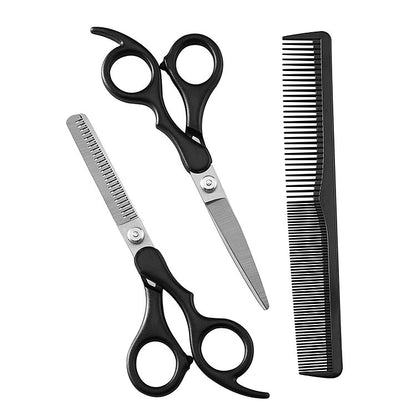 Children's stainless steel hairdressing special pet scissors full set of dental scissors flat scissors hairdressing tools barber scissors set 