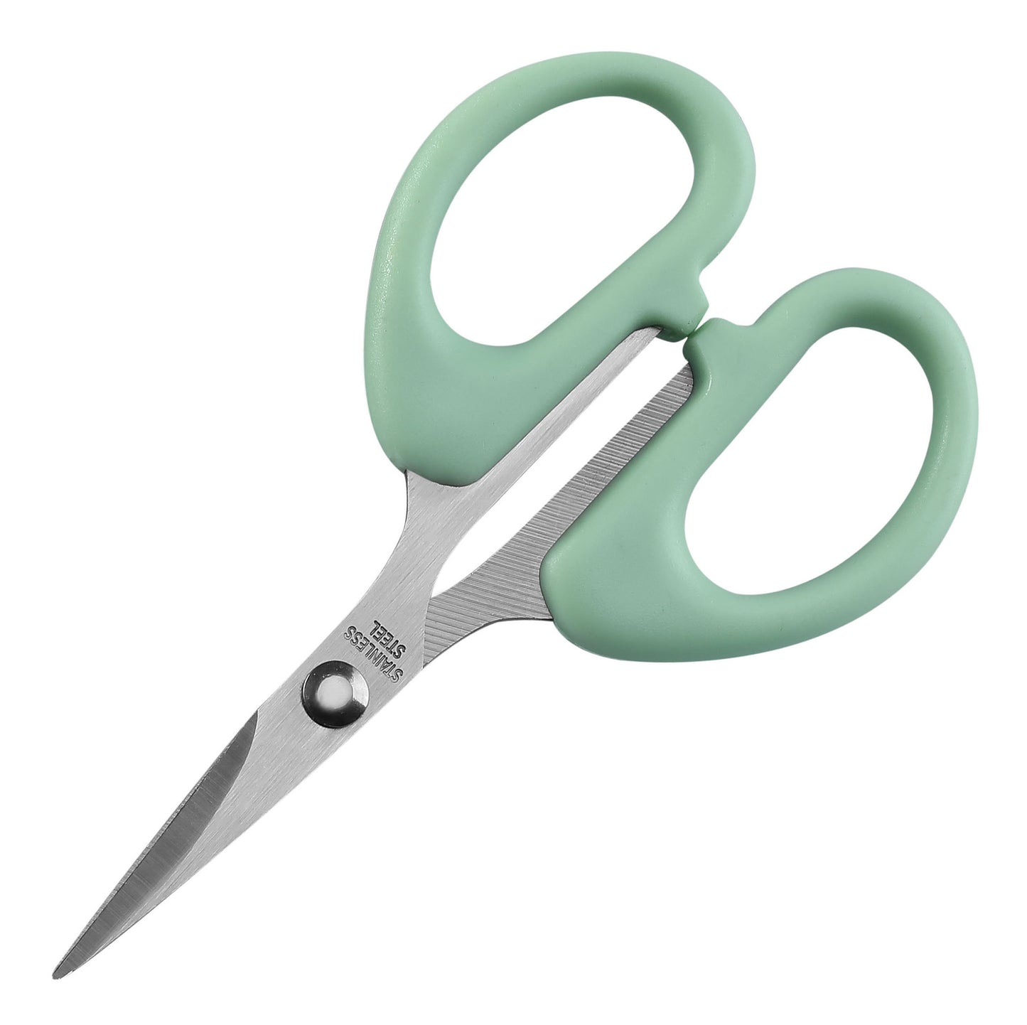 YJ-004 stainless steel student scissors No. 3 stationery office scissors handmade household paper scissors thread scissors 