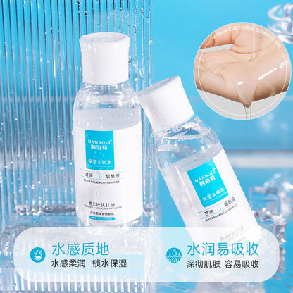 Hanbo Liwei E skin care glycerin သည် အစိုဓာတ်ထိန်းပေးခြင်း၊ ရေဓာတ်ဖြည့်တင်းပေးပြီး အသားအရေအရောင်တောက်ပစေခြင်း၊ မိတ်ကပ်မလိမ်းမီ အမှုန့်မကပ်ဘဲ အခြောက်ခံခြင်း ဆန့်ကျင်ခြင်း 