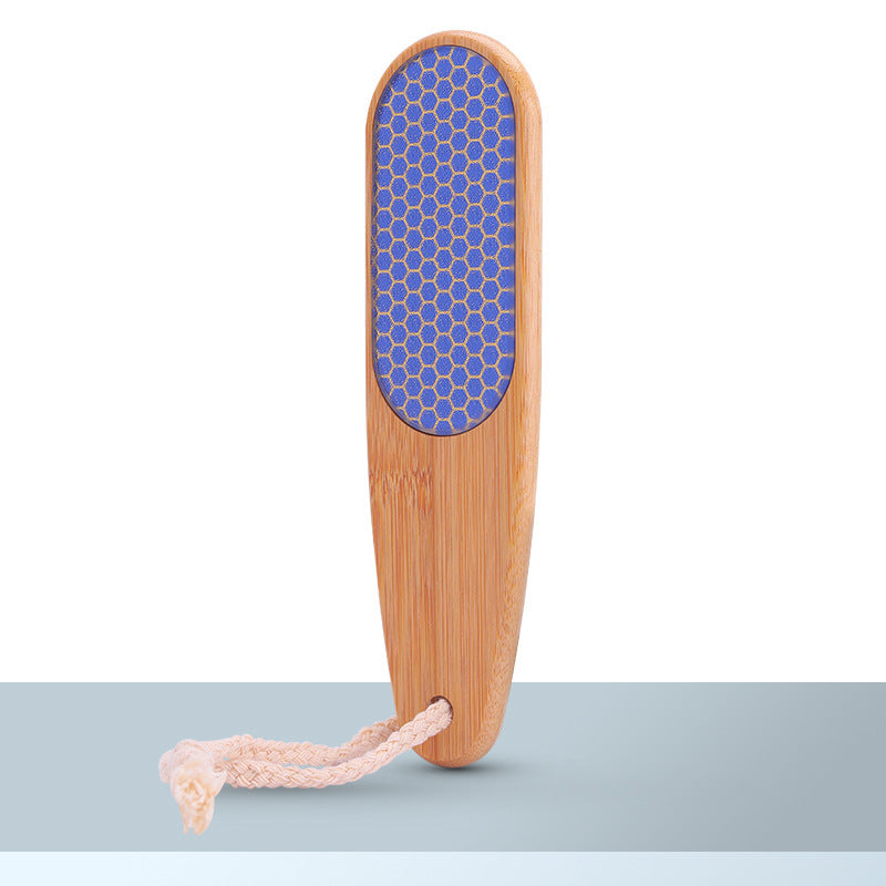 Nano glass foot rub, wooden foot board file, thick and fine surface to remove dead skin, foot skin file, foot grinder, foot care tool 