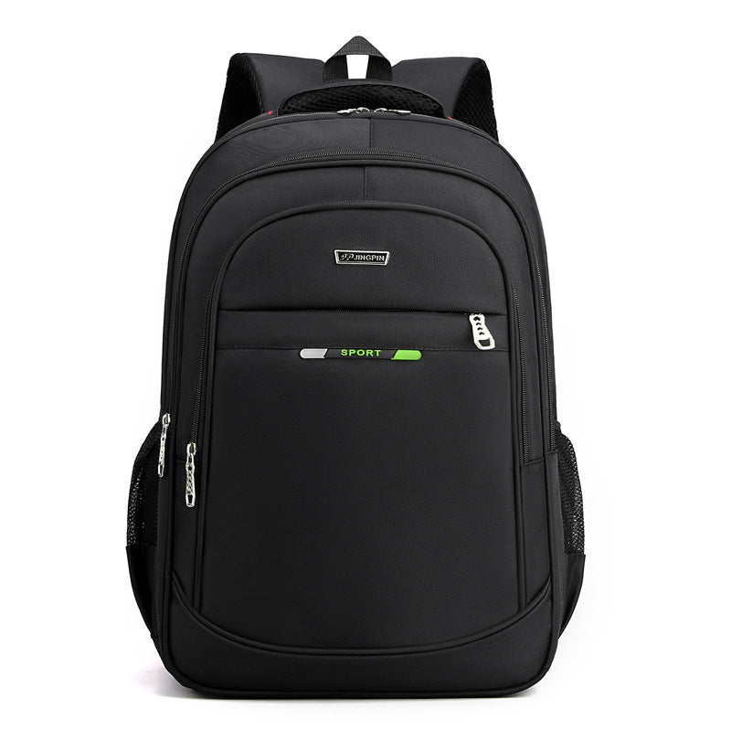 2022 New Large Capacity Backpack Men's Simple Fashion Middle School College Student School Bag Waterproof Multi-Function Computer Backpack 