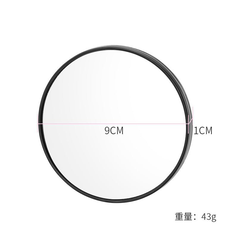 Factory direct supply cosmetic mirror single powder pore 5 times 10 times 15 times suction cup mirror suction cup small mirror cosmetic mirror 