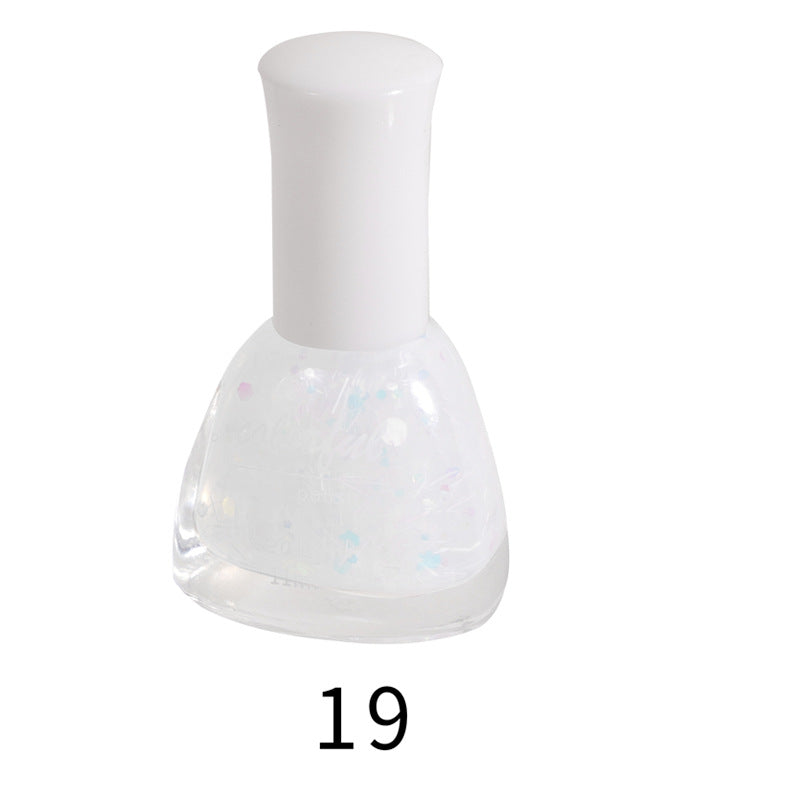 2022 New Beisjie seven-day water-based nail polish metallic sequin internet celebrity color development no-bake nail polish wholesale 