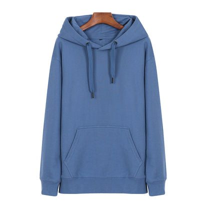 2022 new spring and autumn trend fashion loose high-quality thickened terry hooded pullover sweater long sleeves can be printed 