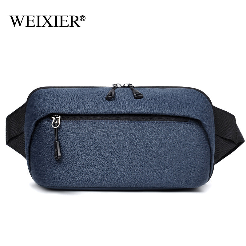 Simple Messenger Waist Bag Canvas Shoulder Bag Men's Sports Diagonal Cloth Bag Outdoor Riding Motorcycle Leg Bag Men's Bag