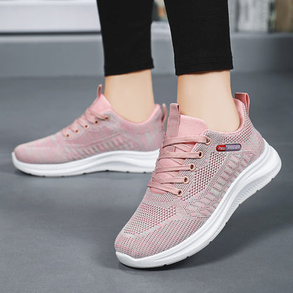 Shoes women's 2023 autumn new foreign trade flying weaving women's shoes cross-border shoes soft bottom casual sports shoes women 