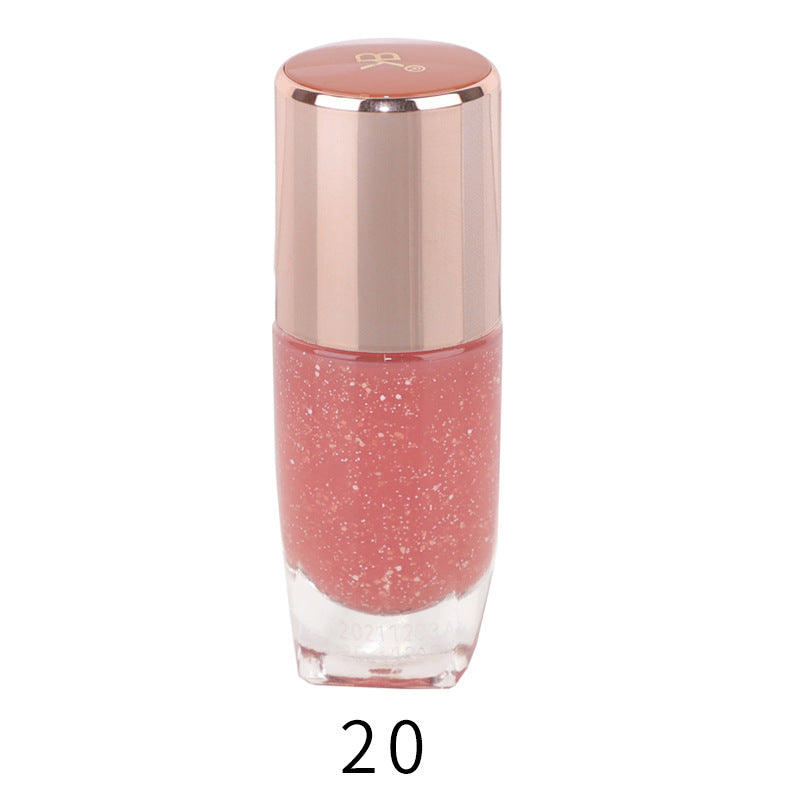 2022 New 24 Colors 7 Days Water-Based Nail Polish No Bake, Quick Drying, Odorless, Long-lasting Glossy Internet Celebrity Nail Polish Wholesale