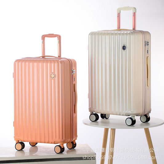 2023 New Men's and Women's Luggage Trolley Case Universal Wheel Large Capacity Zipper Suitcase 20 Inch Password Box Wholesale 