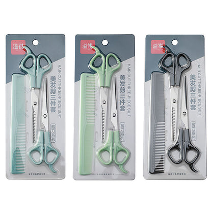 Children's Baby Haircut Scissors Set Bangs Teeth Scissors Flat Scissor Comb Pet Grooming Tools Hairdressing Scissors Set