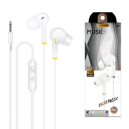 Baitong BET-11 ရောင်စုံ Intelligent Noise Canceling In-Ear 3.5mm Stereo Bass Headphones ဂျုံဝိုင်ယာထိန်းချုပ်မှုစက်ရုံနှင့်အတူ