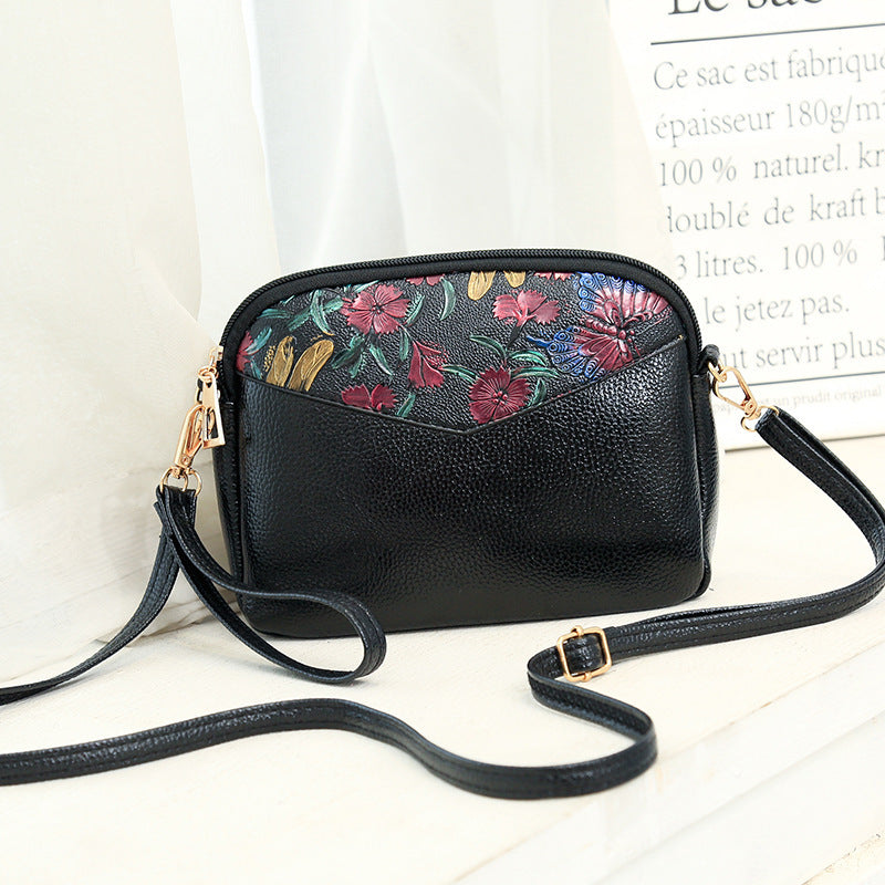 2023 Autumn New Messenger Bag Female Versatile Ins Niche Ladies Clutch Bag Soft Leather Fashion Trend Shoulder Bag 