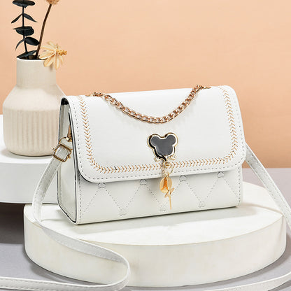 2022 New Women's Bags Mobile Phone Bags Trendy and Simple Women's Shoulder Bags Crossbody Bags Korean Style Magnetic Buckle Small Square Bags 