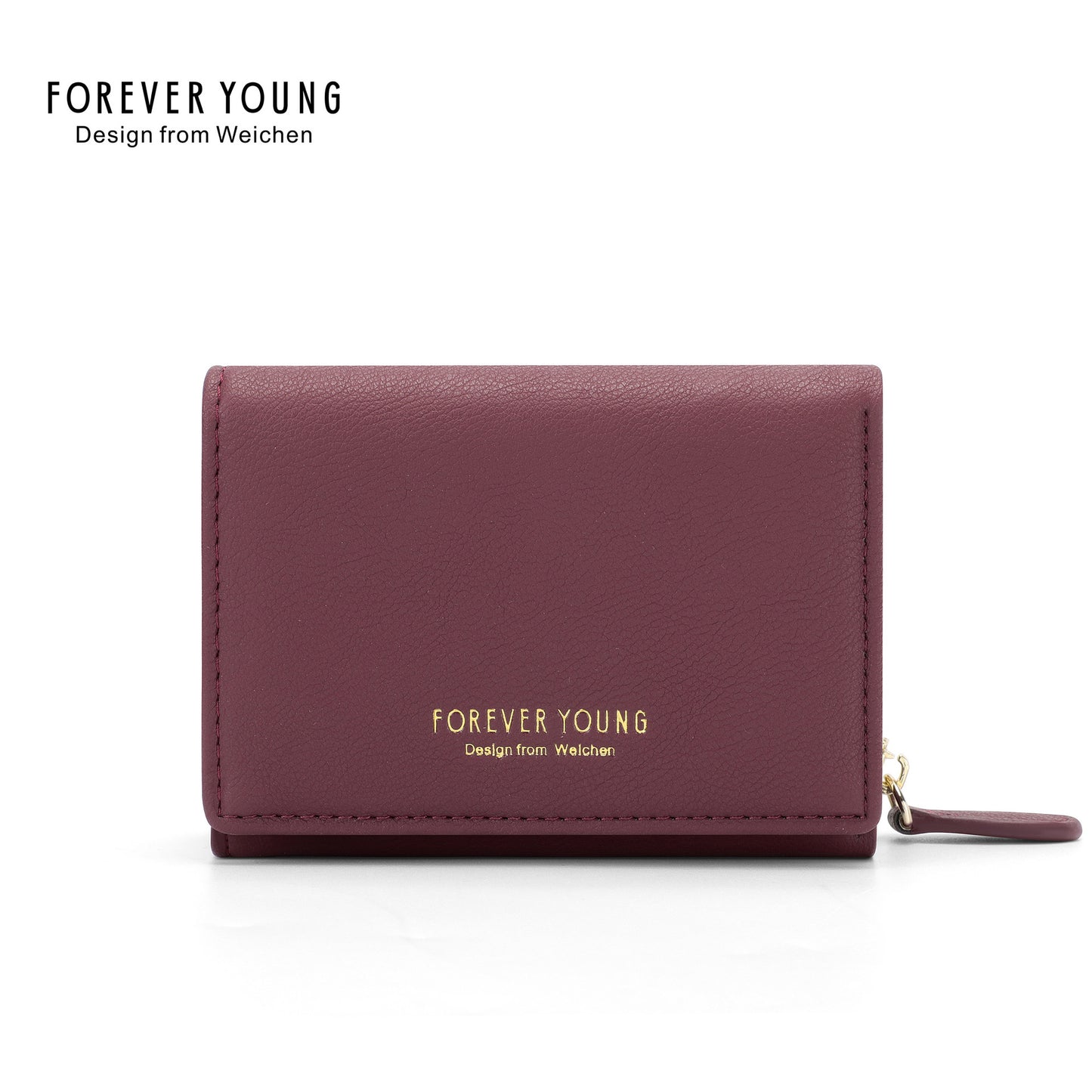 Forever Young Women's Short Wallet Ticket Holder 30% Off ပေါ့ပါးသော ဘက်စုံသုံး နှစ်မျိုးသုံး ကတ်ကိုင်ဆောင်သူ အမျိုးသမီးများ အကြွေစေ့အိတ် 