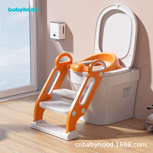 New upgraded children's toilet baby portable step toilet ring children's foldable auxiliary toilet toilet 