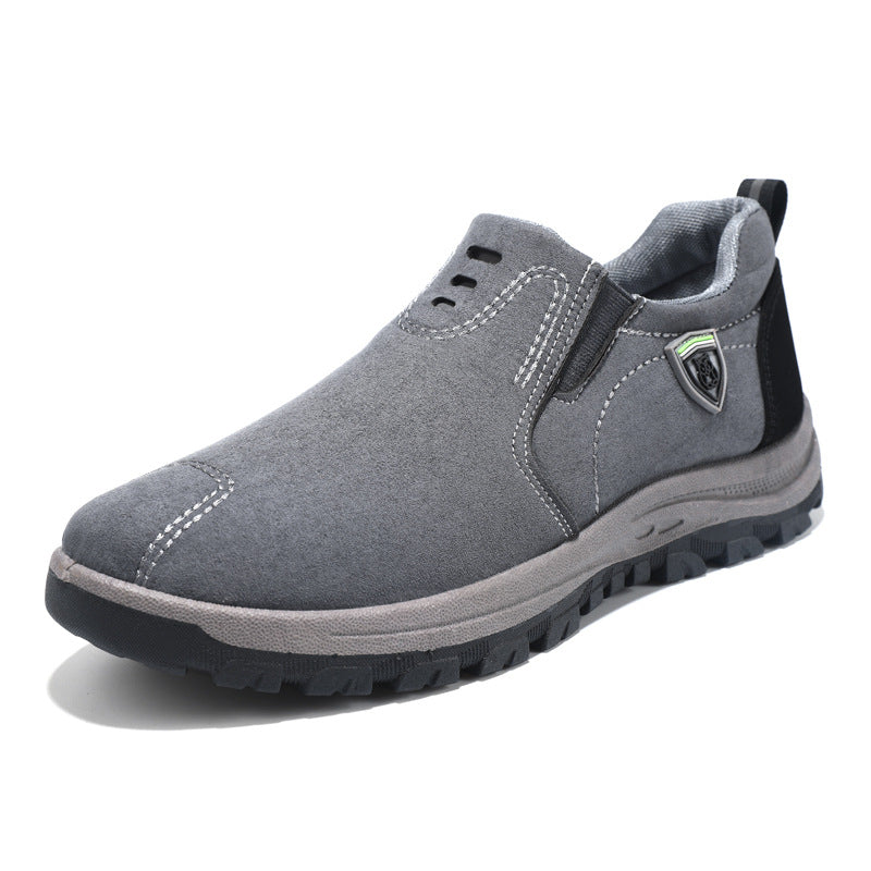 Slip on men's business casual shoes ပေါ့ပေါ့ပါးပါး နိုင်ငံခြားငွေရောင်းဝယ်ရေး အမျိုးသား ဆောင်းဦးရာသီနှင့် ဆောင်းရာသီ နယ်စပ်ဖြတ်ကျော် အမျိုးသား ကိရိယာတန်ဆာပလာ ဖိနပ်အသစ် လက်ကား