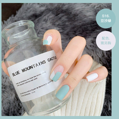 2023 new nail polish spring and summer color water-based frosted nail polish, non-peelable, baked and naturally dried, available for pregnant women 