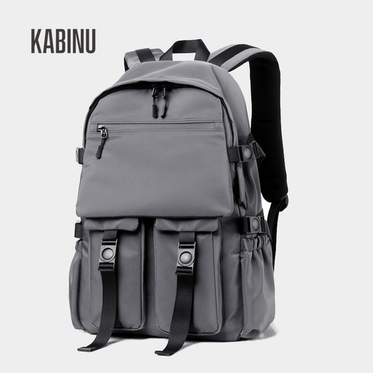 Kabinu casual backpack new student school bag men's outdoor travel USB charging computer bag business commuting 