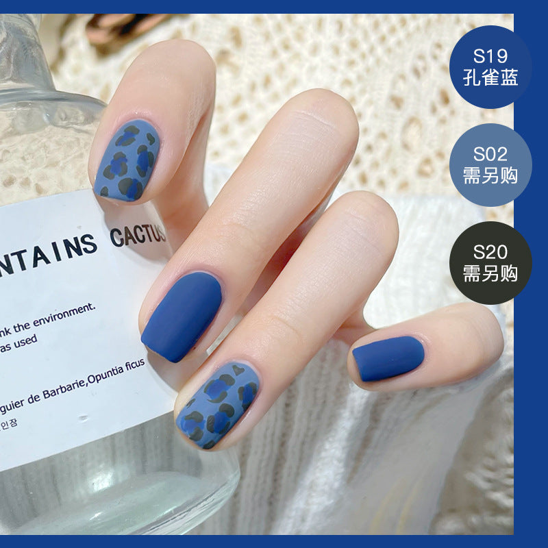 2023 new nail polish spring and summer color water-based frosted nail polish, non-peelable, baked and naturally dried, available for pregnant women 