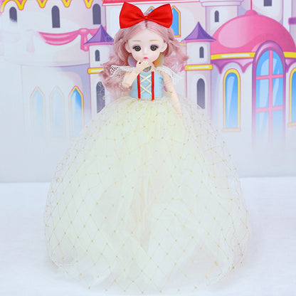 New 32cm Snow White Music Doll Yade Barbie Doll Girl Birthday Gift Children's Toy 