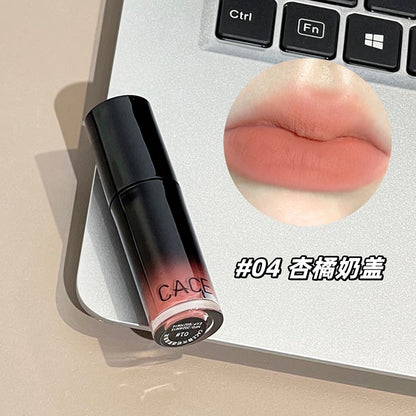 CACE Twilight Matte Lip Mud Silky Colorful White Velvet Lip Glaze ဘက်စုံသုံးနိုင်ပြီး တတ်နိုင်သော ခြောက်ရောင်ရနိုင်သည် 