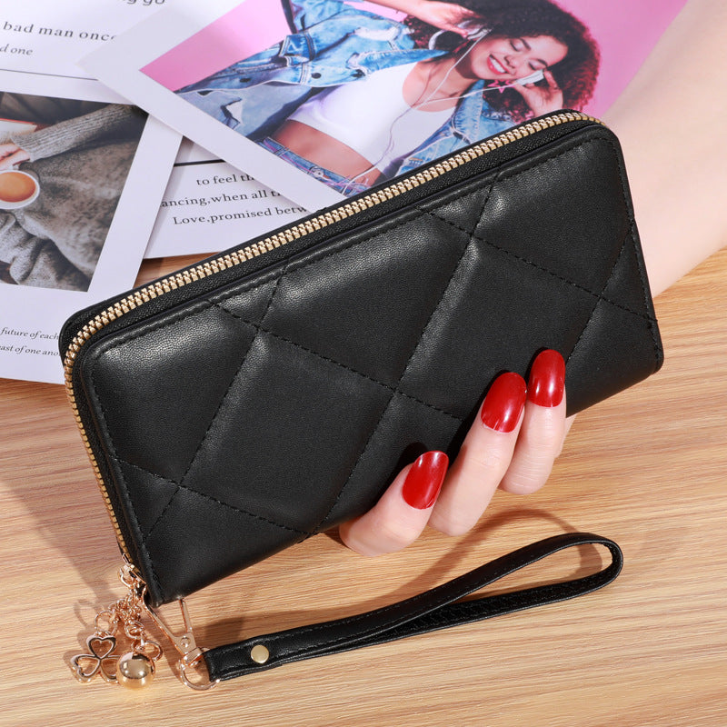 2023 Hot Style Women's Wallet Litchi Pattern Hand Wallet Fashion Card Holder Multifunctional Large Capacity Coin Purse for Women 