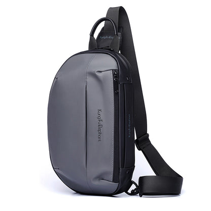 Men's Chest Bag Messenger Bag Large Capacity USB Fast Charging Messenger Sports Chest Bag Men's Messenger Chest Bag