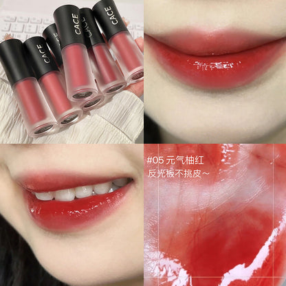 CACE pure water gloss lip glaze mirror whitening not picky lip mud refreshing all-match lip gloss summer cross-border wholesale 