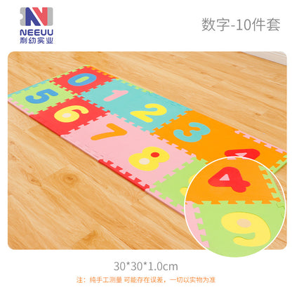 EVA foam thickened floor mat baby toy mat stitching crawling mat skin-friendly game mat European standard baby climbing mat 