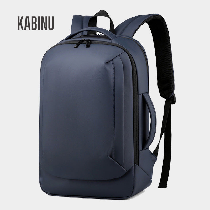 Kabinu backpack computer bag leather film business backpack commuter bag cross-border corporate gift outdoor travel bag large 