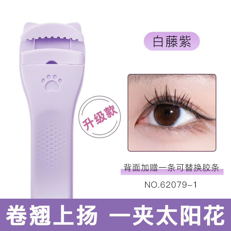 Snow Belle's new cat claw eyelash curler, long-lasting styling partial eyelash curler, easy to use, portable and wholesale 