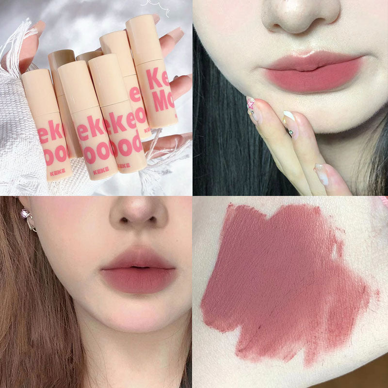 KeKeMood mousse velvet lip mud matte matte velvet whitening lip gloss student affordable non-fading lip glaze 