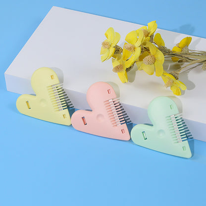 Xirui love double-sided hair comb hair trimmer to trim bangs and thin children's hair comb self-service trimmer 