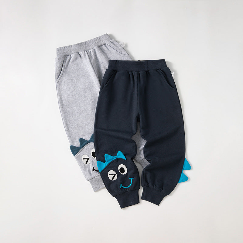 Cross-border children's clothing spring new products 2024 children's pants three-dimensional cartoon trendy children's pants boys' sports pants one piece drop shipping 