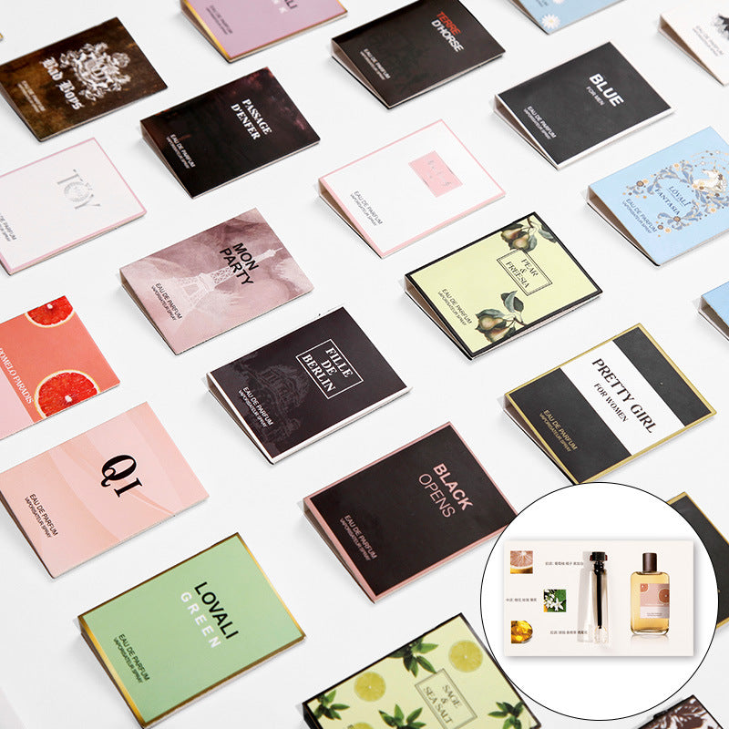 Vietnamese perfume sample Nair perfume women's perfume men's perfume wholesale card perfume q version trial pack 2 