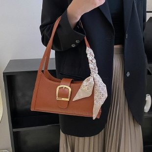 Jianneng high-end niche design bag women 2023 new all-match fashion one-shoulder armpit bag explosive style baguette 