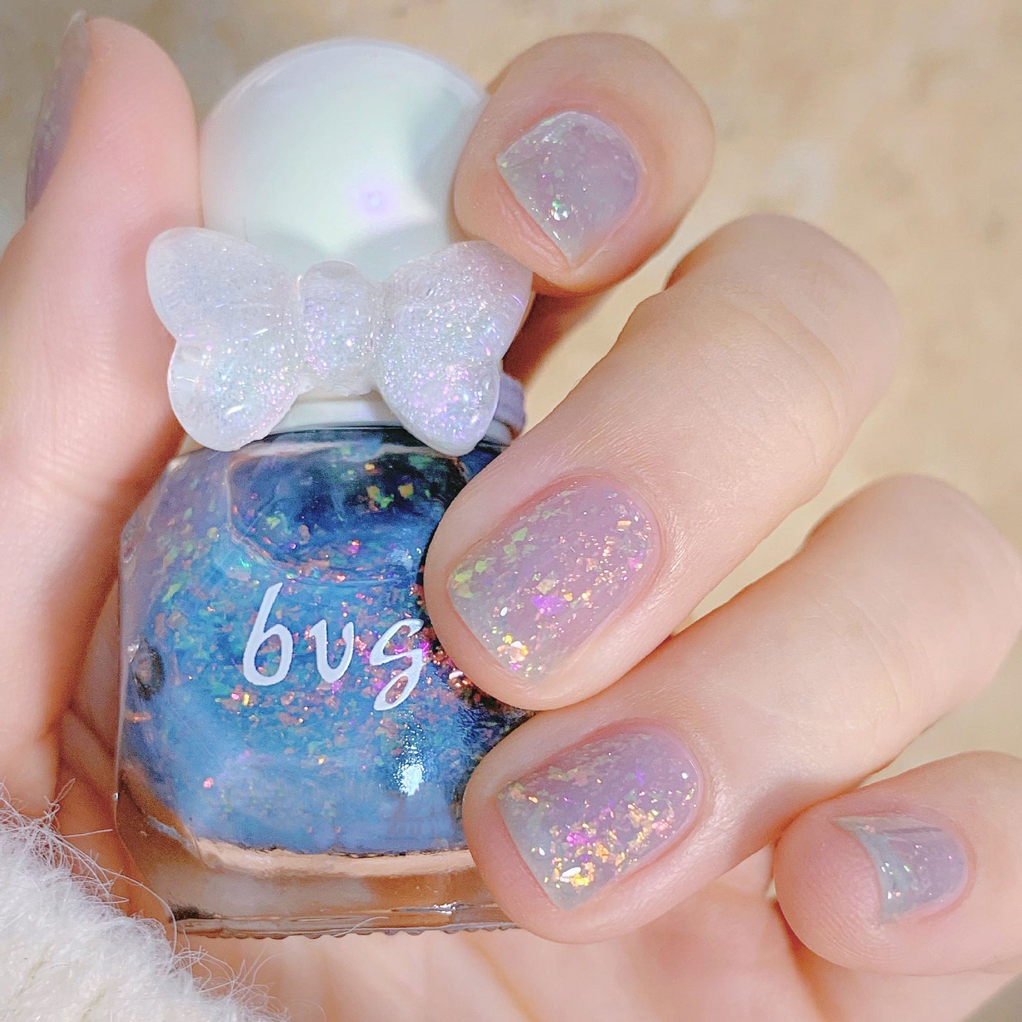 BVG small diamond nail polish no baking quick drying long-lasting water-based can be peeled off student manicure spot one piece delivery